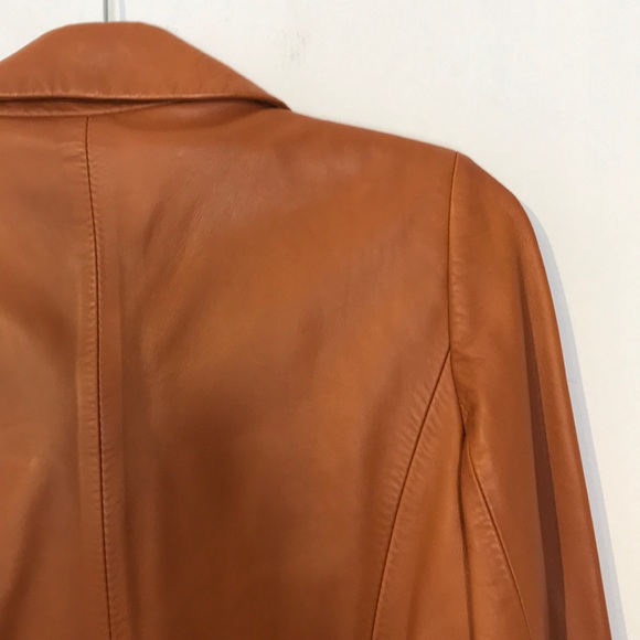 Vintage Bob & Christensen cognac leather blazer - Picture 13 of 14